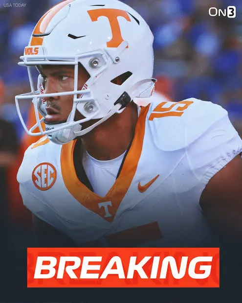 Breaking: According ESPN News to Bru McCoy, Tennessee will see him play again in 2025.