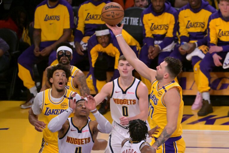 NBA: Denver Nuggets at Los Angeles Lakers