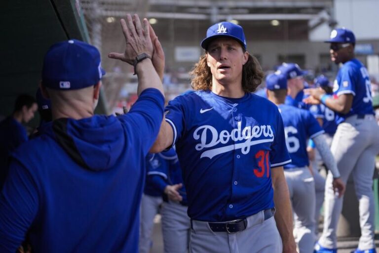 Reds Dodgers Spring Baseball