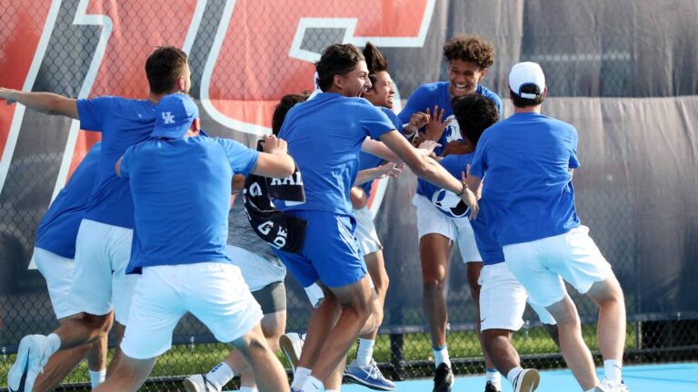 KentuckyMen’sTennisNCAACelebration